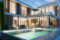 Lujosa villa de nueva construcción en Costa d'en Blanes - Fachada principal y piscina