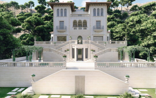 Villa emblemática protegida en ubicación privilegiada - Vista frontal