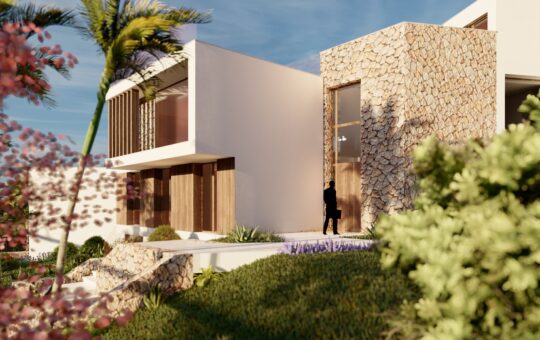 Projekt eines Einfamilienhauses in Bendinat - Eingangsbereich