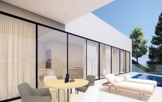 Projekt: Luxusvilla in Costa d'en Blanes - Projekt: Poolbereich