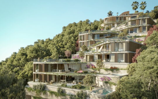Luxus-Residenz mit wunderbarem Hafenblick - Gesamtansicht der neun Villen