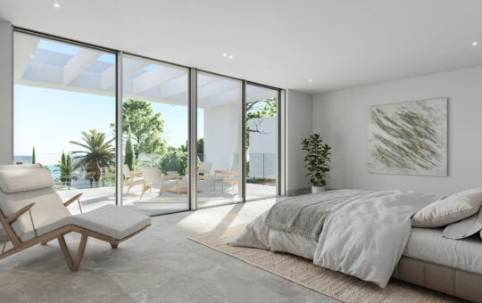 Moderne Neubauvilla auf grosszügigem Grundstück in bevorzugter Lage - Schlafzimmer
