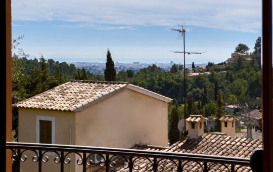 Traditionelle Villa in wunderschöner Lage mit Blick auf die Bucht von Palma - Blick auf die Bucht von Palma