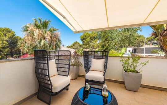 High-quality family villa close to the bathing bay - Terrace on the 1st. floor
