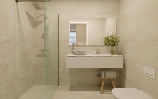 New built apartment in Palmanova - Bathroom