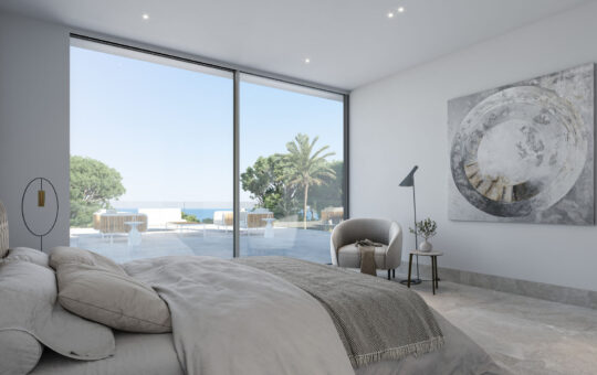 Modern family villa with sea view - Bedroom