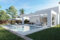 High-quality newly built villa in a sought-after location - Pool area and garden