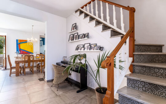 Charming village house in the heart of S'Arraco - Staircase to the 1st floor