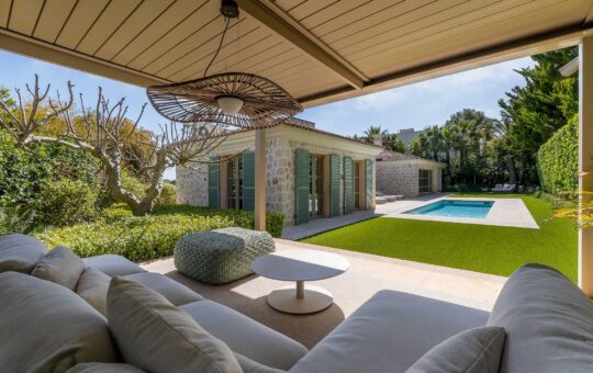 Charming finca style villa in a privileged location in Nova Santa Ponsa - Garden