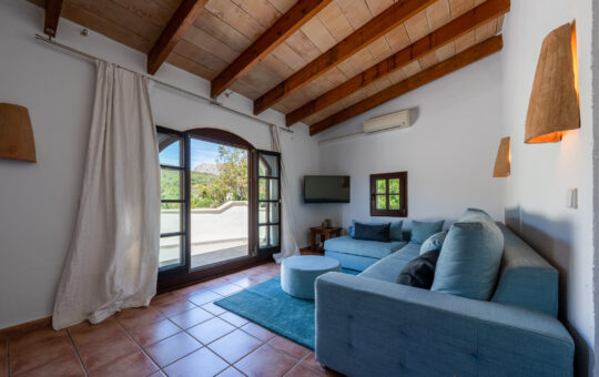 Charming town house in Andratx in an idyllic location - Bedroom 1 or TV-room