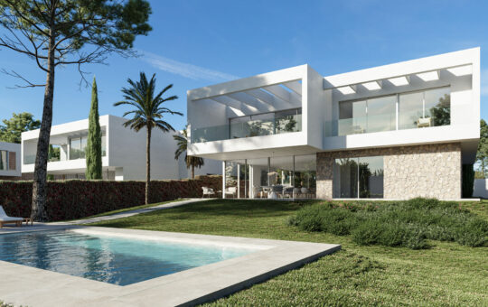 High quality new build villa in modern design