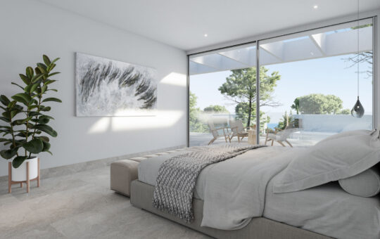 Villa de nueva construcción de alta calidad con un diseño moderno - Dormitorio