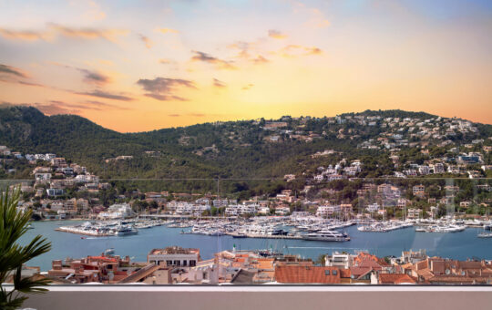 Adosado renovado de alta calidad con fantásticas vistas al puerto - Vistas fantásticasFantástica vista del puerto al puerto