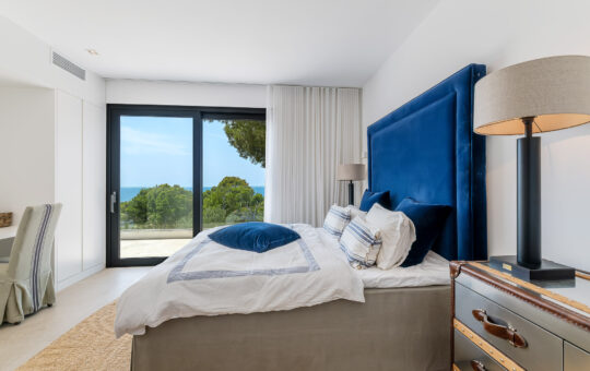 Exklusive Residenz mit Panoramablick auf das Meer und privatem Tennisplatz - Schlafzimmer 2
