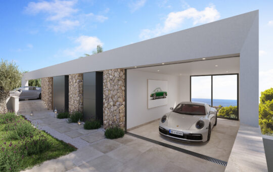 Newly built villa with magnificent views in Nova Santa Ponsa - Garage